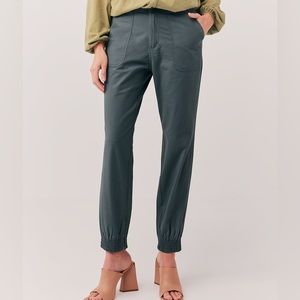 Pact Woven Twill Utility Joggers